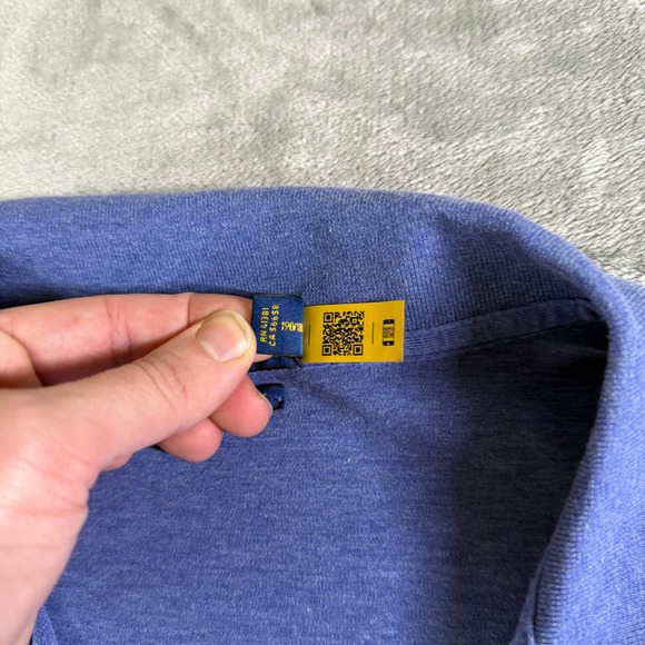 Polo Ralph Lauren Classic Fit Men's Polo Shirt Blue XXL Flesh Pony - Picture 5 of 11